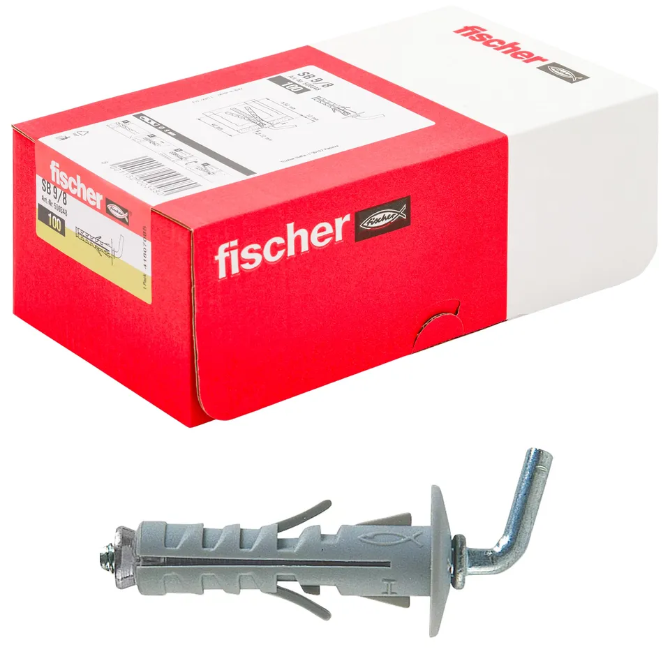 Fischer Solar SB 9 Tasselli con Gancio Corto 9x40 mm
