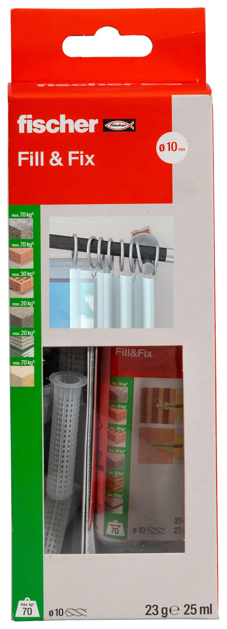 fischer Fill and Fix resina bicomponente ripristina fori