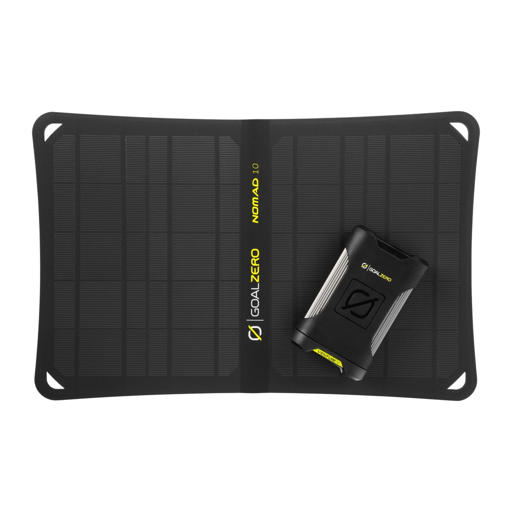 GoalZero Venture 35 + Nomad 10 kit solare da campeggio