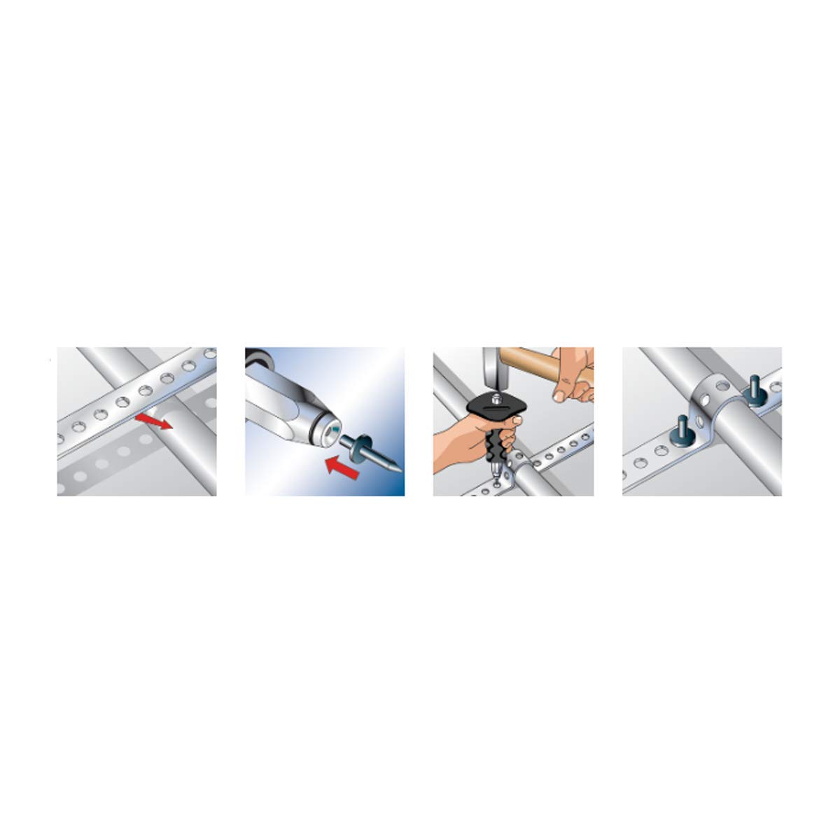 Fischer LBV 17 C Nastro Preforato Acciaio 10 Metri