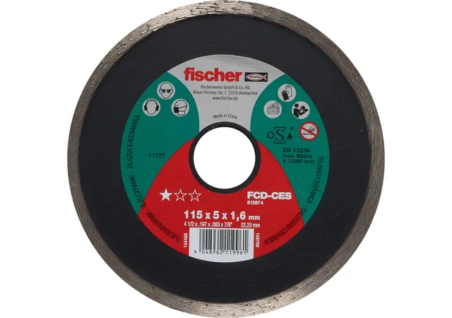 Fischer FCD-CES 115x2,0 DIA disco diamantato piastrelle