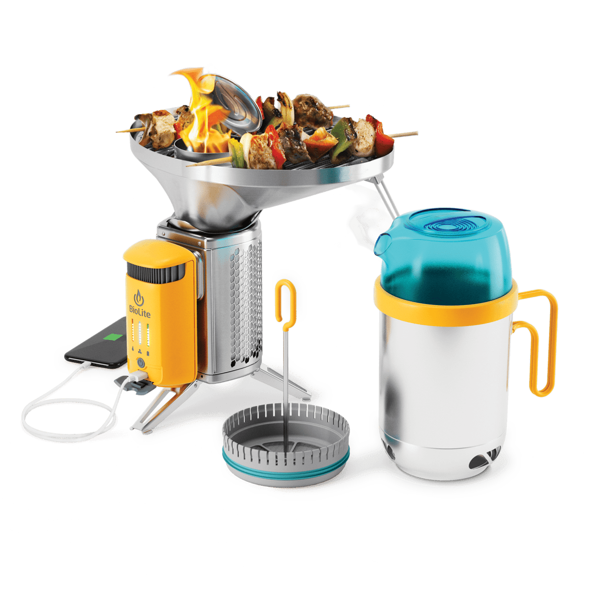 BioLite CampStove 2+ kit cottura campeggio completo