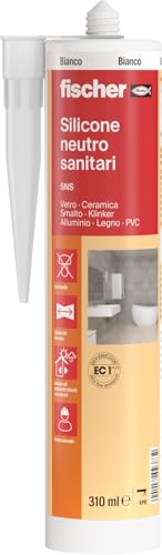 Fischer SNS silicone neutro sanitari bianco