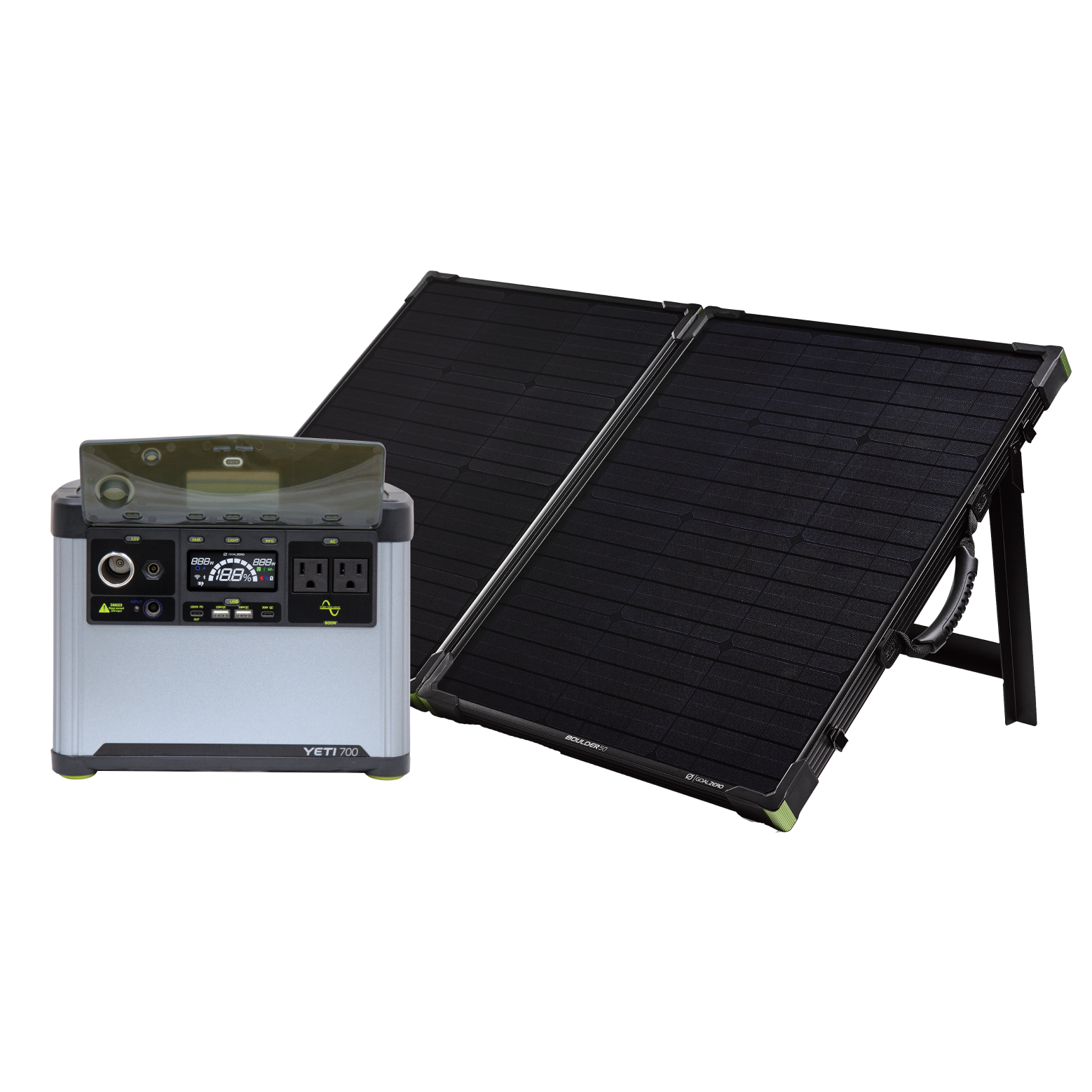 GoalZero Yeti 700 generatore solare 677Wh con Boulder 100