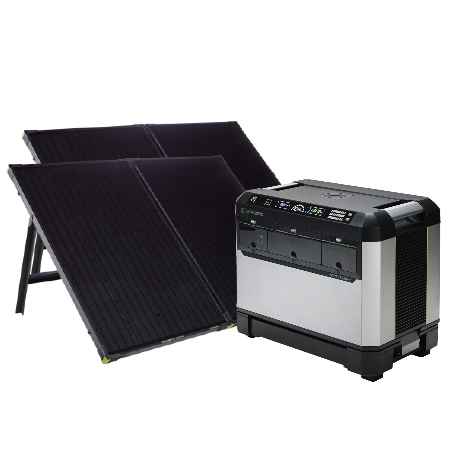 GoalZero Yeti Pro 4000 kit solare 2x Boulder 200