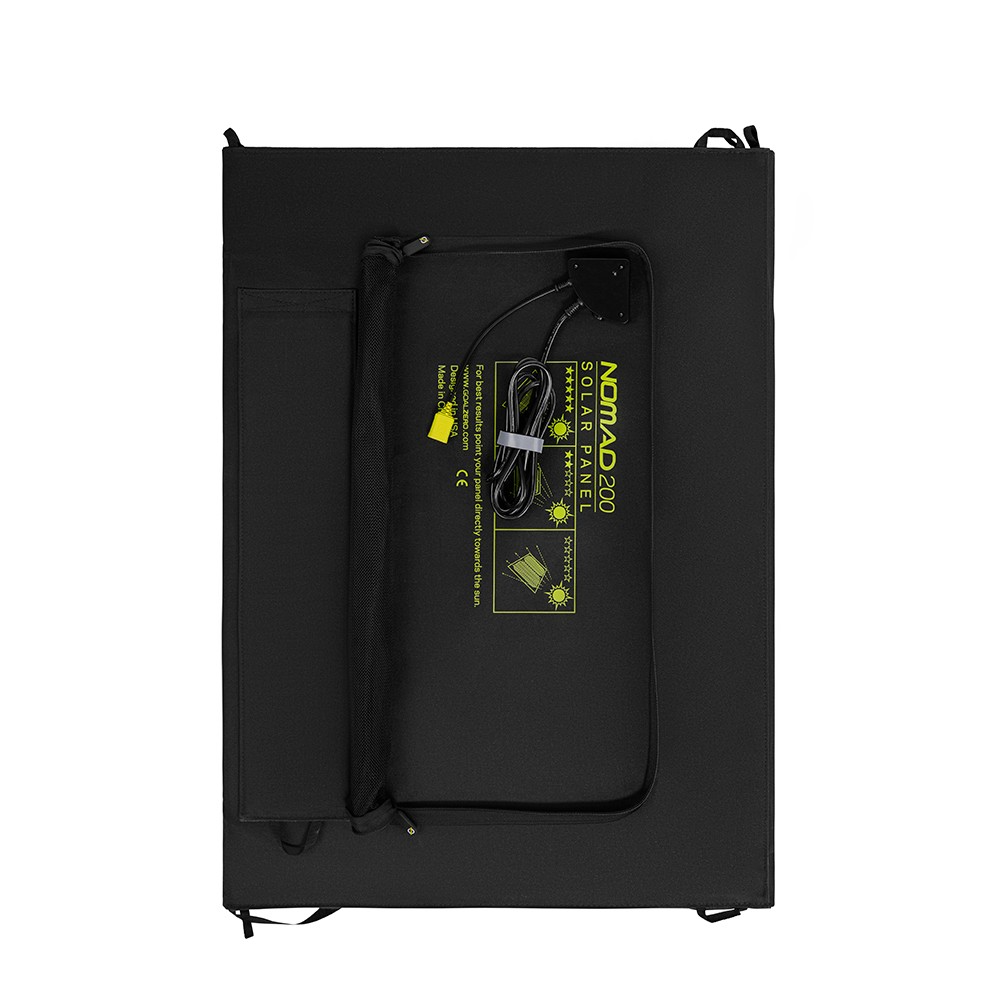 Goal Zero Yeti 1500X generatore solare con 2 Nomad 200 da 400W